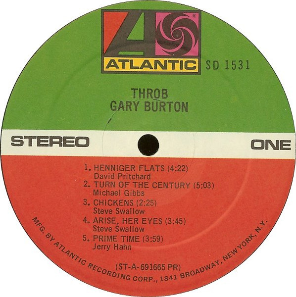 USED* Throb - Burton, Gary (#457514448765) - Omega Music