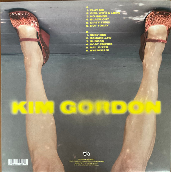 Play Me - Gordon, Kim (#191401219808) - Omega Music