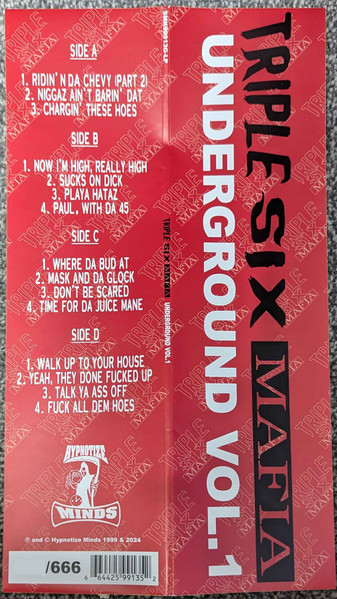 Underground Vol. 1 (1991-1994) - Three 6 Mafia (#664425991352