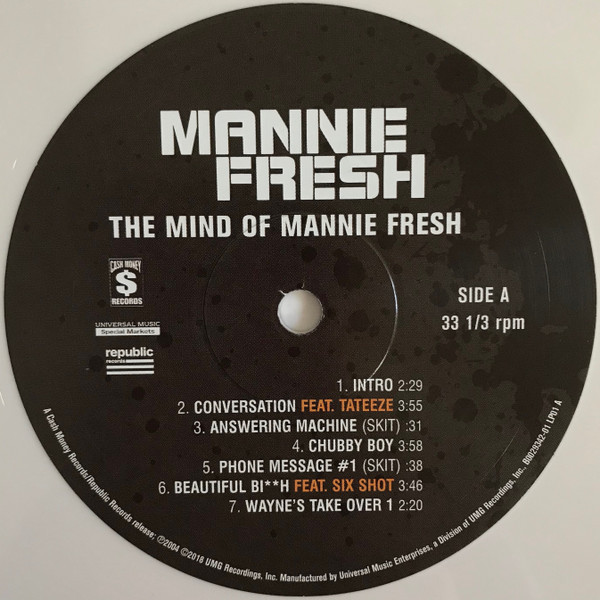 The Mind Of Mannie Fresh - Mannie Fresh (#602577162961) - Omega Music