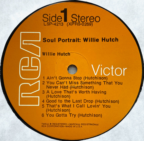 Soul Portrait - Willie Hutch (#492693764206) - Omega Music