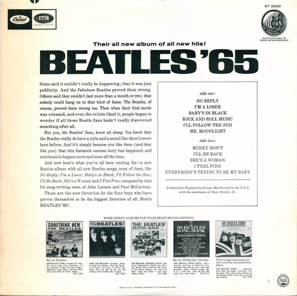 USED* Beatles '65 - Beatles (#406856846098) - Omega Music