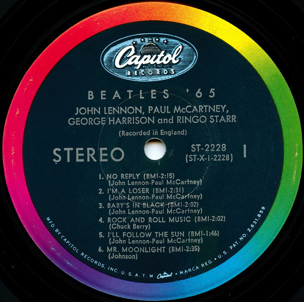 USED* Beatles '65 - Beatles (#406856846098) - Omega Music