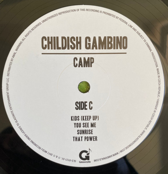 USED* Camp - Childish Gambino (#432379336068) - Omega Music