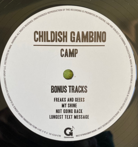 USED* Camp - Childish Gambino (#432379336068) - Omega Music