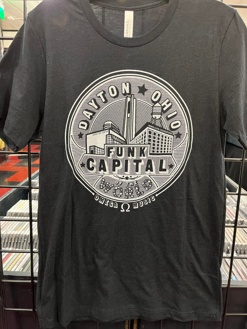 3X FUNK CAPITAL TEE (HEATHER BLACK + WHITE) -  (#497792663276)