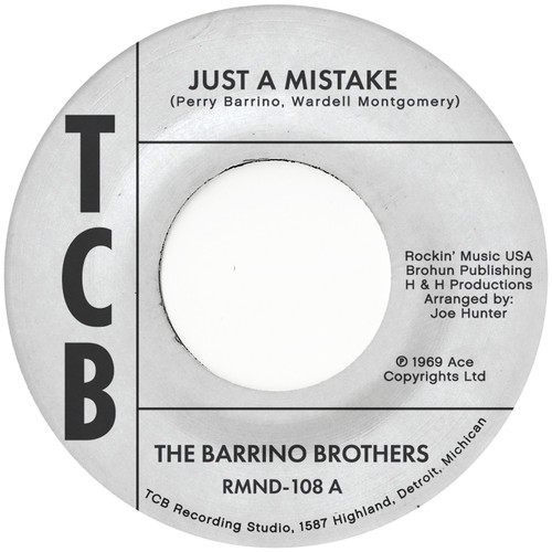 Just A Mistake / I'll Take My Flowers Right Now - Barrino Brothers (#648564357750)