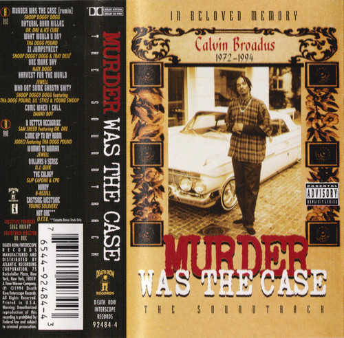 *USED* Murder Was The Case (The Soundtrack) - Various (#765449248443)