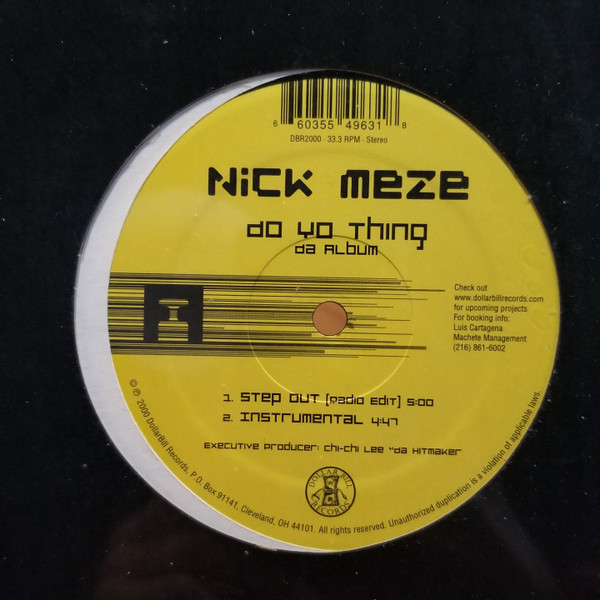 Do Yo Thing (Da Album) - MEZE, NICK (#438304602574)