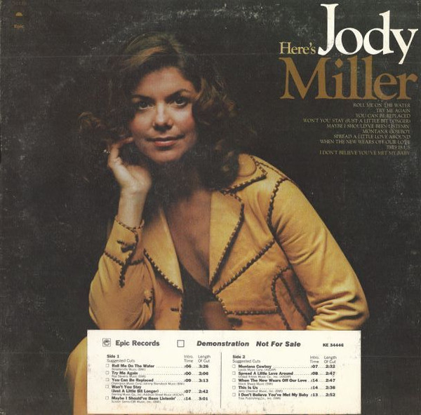 *USED* Here's Jody Miller - MILLER, JODY (#456375443278)