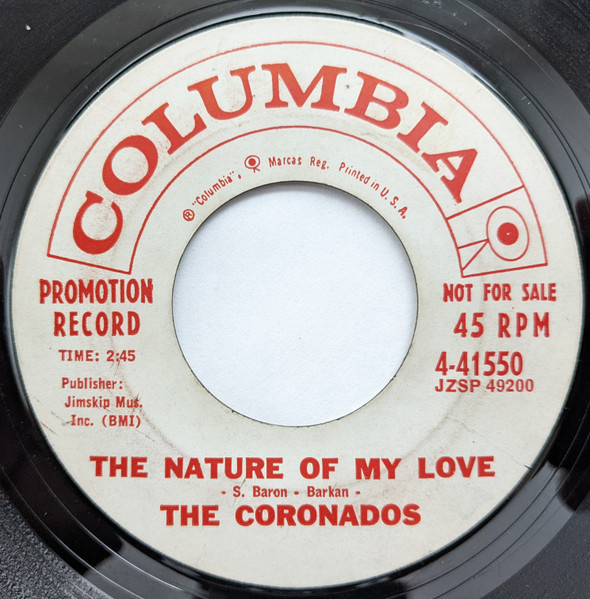 *USED* The Nature Of My Love / I Believe - Coronados, The (#406889974904)