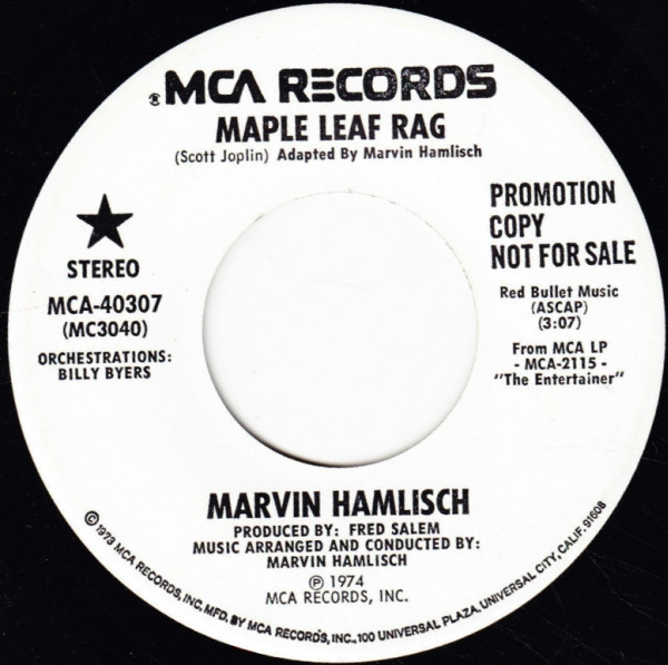 *USED* Maple Leaf Rag / Mexican Dreams - Hamlisch, Marvin (#452223309741)
