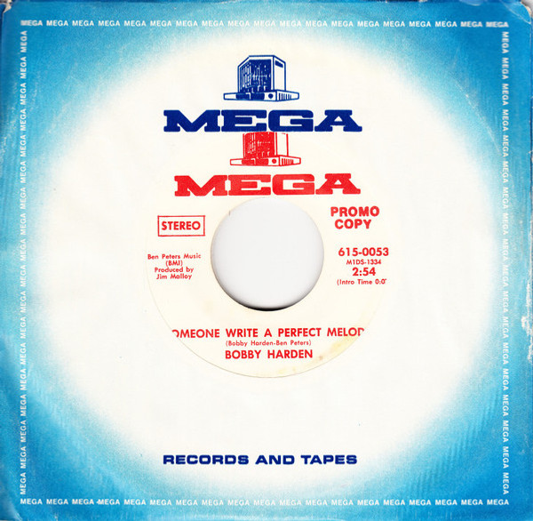 *USED* Someone Write A Perfect Melody - Harden, Bobby (#467901735828)