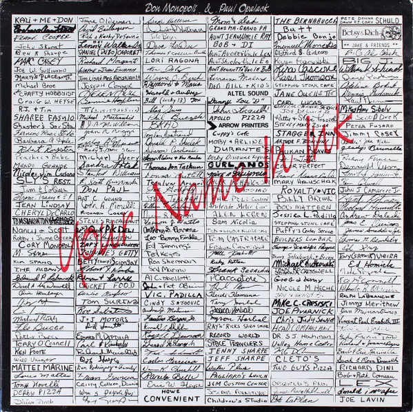*USED* Your Name In Ink - Monopoli, Don & Paul Opalack (#443584289872)