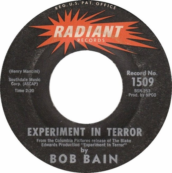 *USED* Experiment in Terror / Soft Guitar - Bain, Bob  (#400442260367)
