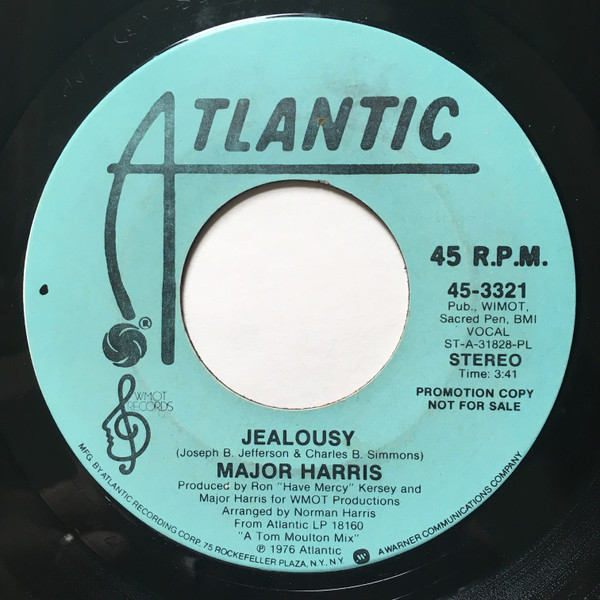 *USED* Jealousy  - Major Harris (#427409920843)