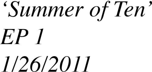 Summer of Ten + Je T'aime - Porches (#843563186480)