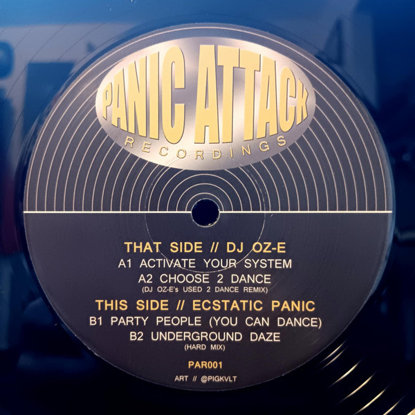 Activate Your System EP - DJ Oz-E / Ecstatic Panic (#495468998493)