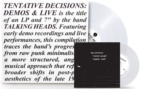 Tentative Decisions: 1974-1976 - Talking Heads (#081227809003)