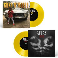 Nothin' / Atlas [Canary Yellow 7" Single] - Guns N Roses (#0199957109314)