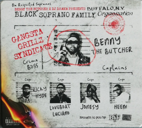 *USED* Black Soprano Family Organization - Benny The Butcher (#634164639327)