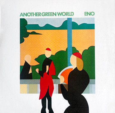 国内盤　BRIAN ENO レコード USED* Another Green World - Brian Eno (#418368265779) - Omega Music