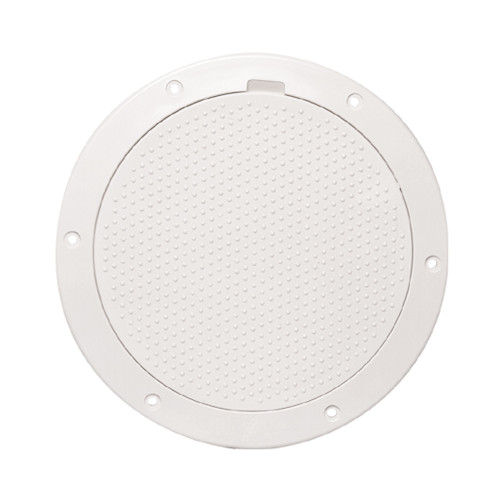 Beckson 6" Non-Skid Pry-Out Deck Plate - White (DP63-W)