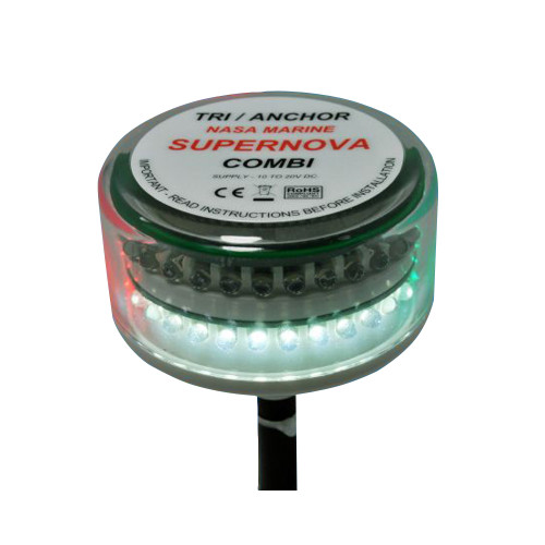 Clipper Supernova Combi LED Tricolor Masthead Anchor Light (CL-CTC)