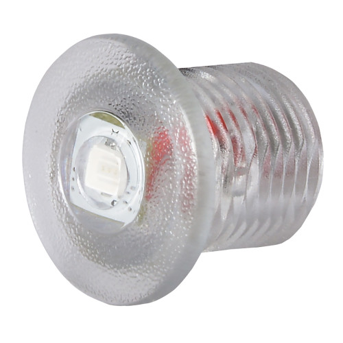 Lumitec Newt Courtesy/Accent Red LED Light Clear Finish 12v (101086)