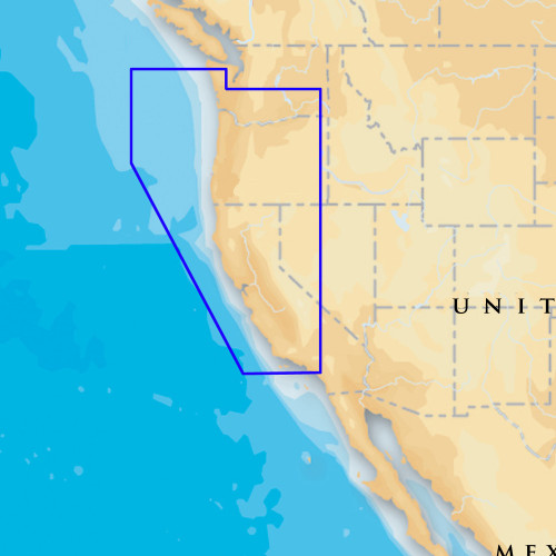 Navionics MSD643 Platinum Plus California And Oregon (MSD/643P+)