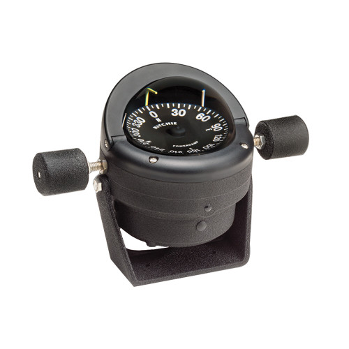 Ritchie HB-845 Helmsman Steel Boat Compass - Bracket Mount - Black (HB-845)