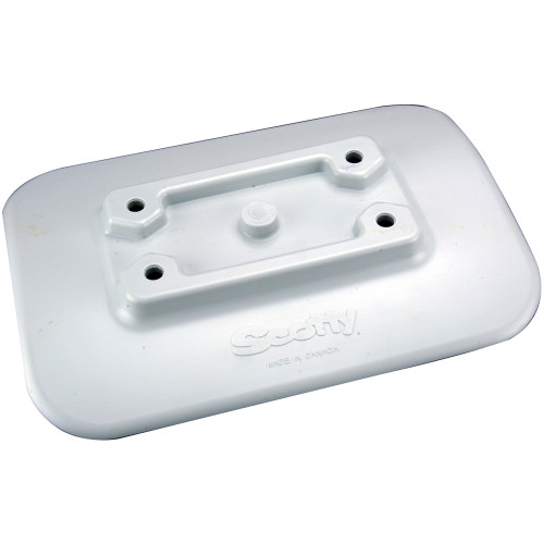 Scotty 341-GR Glue-On Mount Pad For Inflatable Boats - Gray (341-GR)