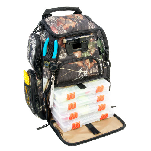 Wild River RECON Mossy Oak Compact Lighted Backpack w/4 PT3500 Trays (WCT503)