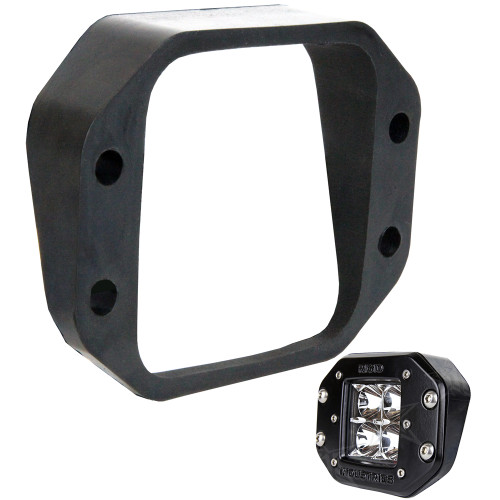RIGID Industries D-Series Angled Flush Mount Kit - Up/Down (49000)