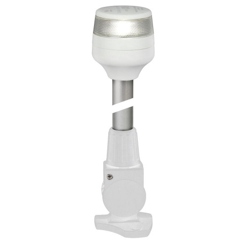 Hella Marine NaviLED 360 Compact All Round Lamp - 2nm - 24" Fold Down Base - White (980960351)