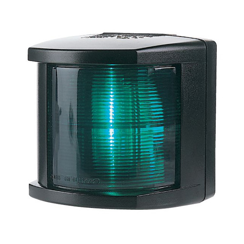 Hella Marine Starboard Navigation Light - Incandescent - 2nm - Black Housing - 12V (2984345)