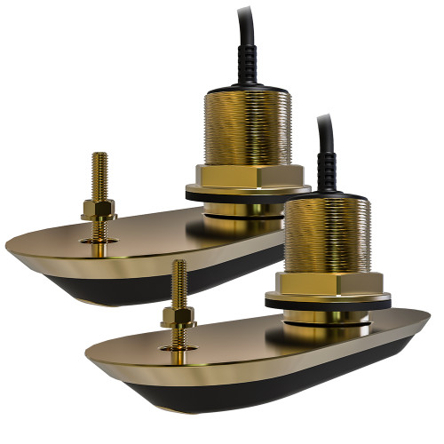 Raymarine Transducer , 3D Bronze Thru-Hull, 12 Deg, Pair (T70318)