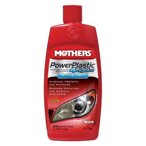 Mothers PowerPlastic 4Lights Plastic Polish - 8oz (8808)