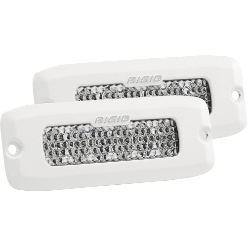 RIGID Industries SR-Q Series PRO Specter-Diffused LED - Flush Mount - Pair - White (975513)