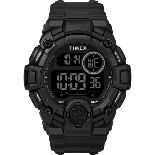 Timex Mens A-Game DGTL 50mm Watch - Black (TW5M27400JV)