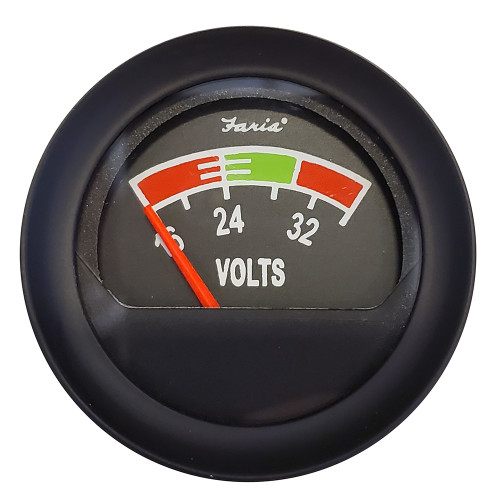 Faria 2" Voltmeter (16-36V)