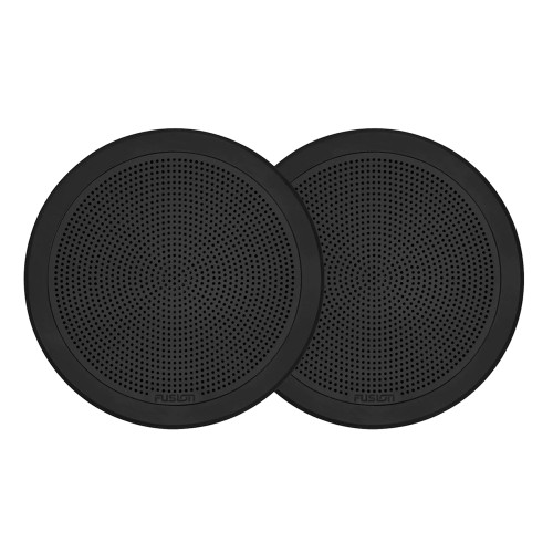 Fusion FM-F65RB 6.5" Black Round Flush Mount Speakers (010-02299-01)