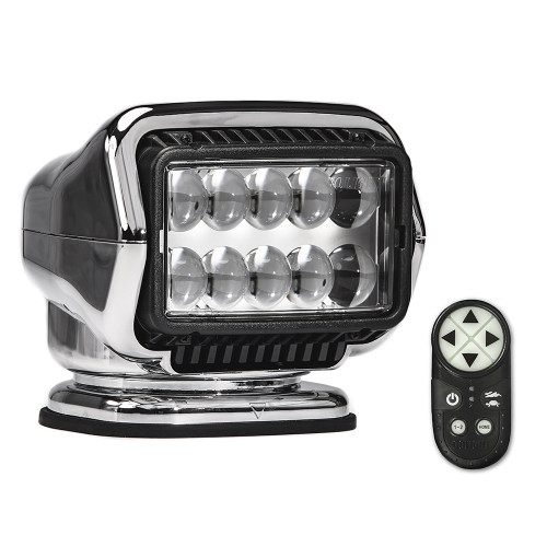 Golight Stryker ST Series Portable Magnetic Base Chrome LED w/Wireless Handheld Remote (30065ST)