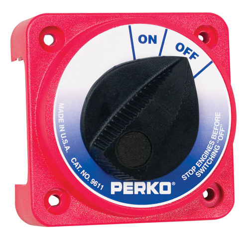 Perko 9611DP Compact Medium Duty Main Battery Disconnect Switch (9611DP)