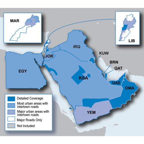 Garmin City Navigator - Middle East & Northern Africa NT - microSD/SD (010-11550-00)