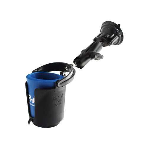 RAM Mount Drink Cup Holder w/Suction Base (RAM-B-132SU)