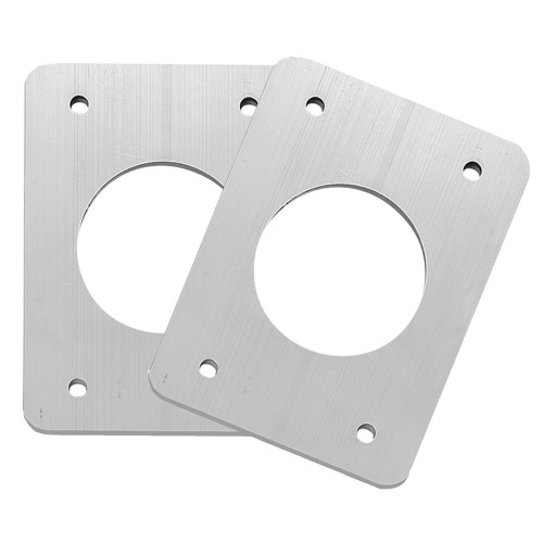 TACO Backing Plates For Grand Slam Outriggers - Anodized Aluminum (BP-150BSY-320-1)