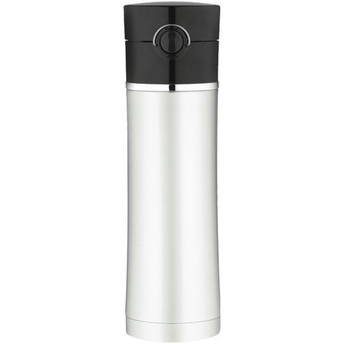 Thermos Sipp Vacuum Insulated Drink Bottle - 16 oz. - Stainless Steel/Black (NS402BK4)