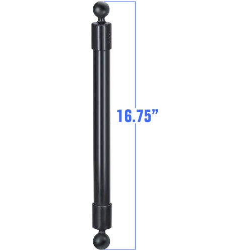 RAM Mount 16.75" Long Extension Pole with 2 1" Diameter Ball Ends (RAP-BB-230-18U)