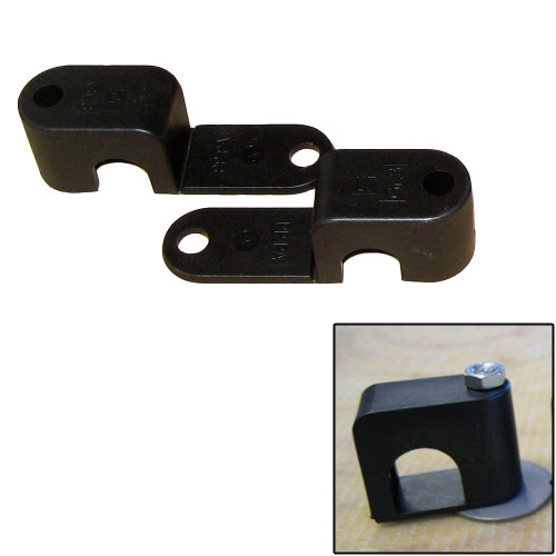 Weld Mount Single Poly Clamp For 1/4" x 20 Studs - 1/2" OD - Requires 1.5" Stud - Qty. 25 (60500)